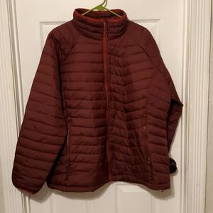 Columbia Omni-Heat puffer jacket, red, 3X